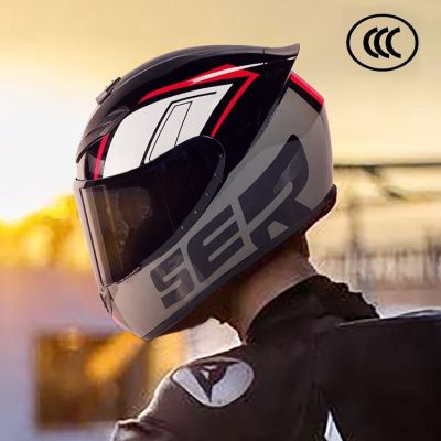 โปรโมชั่น+++ หมวกกันน็อครถจักรยานยนต์ helmet motorcycle helmet rally male personality fresh locomotive road safety helmet full helmet ราคาถูก อะไหล่ แต่ง มอเตอร์ไซค์ อุปกรณ์ แต่ง รถ มอเตอร์ไซค์ อะไหล่ รถ มอ ไซ ค์ อะไหล่ จักรยานยนต์