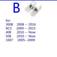 2ชิ้นไฟ Led ประตูรถยนต์โปรเจกเตอร์หลอดไฟต้อนรับแสงเงาผีสำหรับ Peugeot 3008 407 408 508 Rcz อุปกรณ์เสริม1007