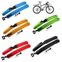 A pair Front Rear Cycling Fenders MTB Road Mountain Bike Plastic Mudguard Riding Bicycle Fender Mud Guards