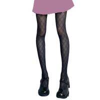 สตรีเซ็กซี่สีดำ Silky Pantyhose Harajuku Vintage Argyle Checkered Diamond Plaid Patterned Tights ถุงน่อง Leggings