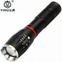 Yihu COB + ไฟฉายแสงสว่างจ้า T6A100 + LED พร้อมไฟซ่อมบำรุงไฟตั้งแคมป์เบาทำงานไฟด้านข้างแม่เหล็กซูม