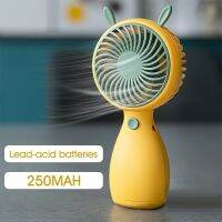 Mini Fans USB Charged Desktop Handheld Adjustable 2 Speed Electric Fan With Light Quiet Travel Outdoor Cooling Fans Cheap