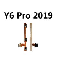 Huawei Y6 Pro 2019ปุ่มสวิทช์ปริมาณปุ่มเปิดปิดด้านข้างสายเคเบิลงอได้ชิ้นส่วนโทรศัพท์มือถือ