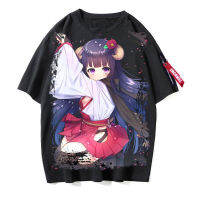 Inu × Boku Secret Service ผู้ชายฤดูร้อนเสื้อยืดแขนสั้นสำหรับสตรี Tees เสื้อยืดสีดำสำหรับทั้งหญิงและชายแขนสั้นวัยรุ่น Streetwear Harajuku Ripped กราฟิกพิมพ์เสื้อ