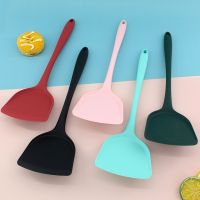 Silicone Spatula for Frying Pan Kitchen Spatula Spoon Heat Resistant Spatula Cooking Tool Mixing Accessories Kitchenware Pots Pans