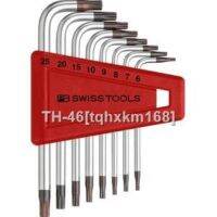 ✥ PB SWISS TOOLS Hex Key L-wrenches Long With Short Key Part 100° Angle Set P/N: PB 2411.H 6-25 [100 ORIGINAL]