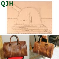 DIY Handmade Leather Craft Tool Handbag Business Bag Acrylic Template Mens one-shoulder Messenger Bag Kraft Paper Mold Pattern