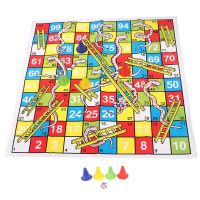 Snake 1Set Ladder Educational Kids Children Toys Interesting Board Game Set Portable Flying Chess Board Family Board Game Hot！ Board Games