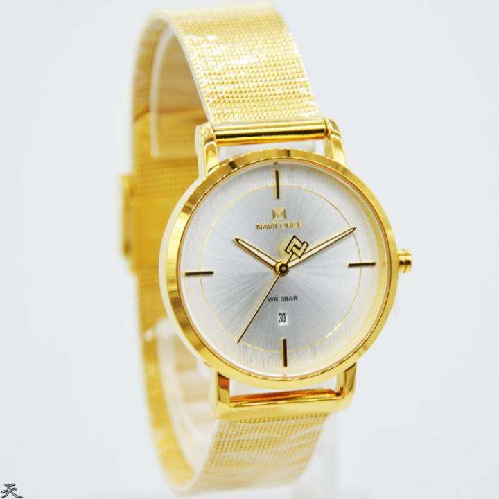 Naviforce NF3009 Jam Tangan Naviforce Unisex Fitur Analog dan Tanggal