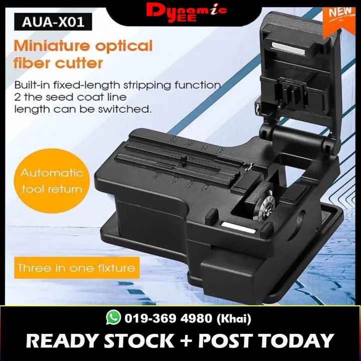 Comptyco Aua X Mini Optical Fiber Cutter Cleaver Automatic Return