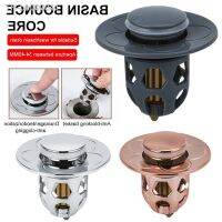 ❡ Washbasin Sink Floor Drain Drain Pop-Up Core Hair Catcher Shower Sink Strainer Push-to-Order Plug Fittings