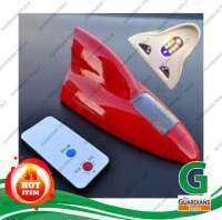 SOLAR TAILLIGHT RED+REMOTE ครีบฉลาม โซล่าเซลล์ อเนกประสงค์ พร้อมรีโมท (ติดหลังคารถยนต์)