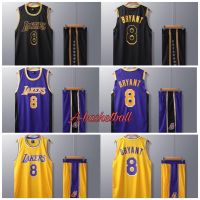 ?(ลดสูงสุด60.- ใช้โค้ด ANVCSU)ชุดบาส ทีม LAKERS เบอร์8 มีชื่อนักบาสและมีเบอร์