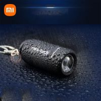 XIAOMI Mini Keychain Pocket Torch USB Rechargeable LED Light Flashlight Waterproof Outdoor Hiking Camping Torch Lamp Lantern Rechargeable  Flashlights