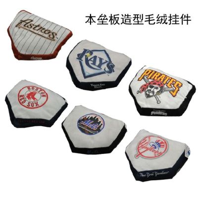 Major League Baseball Team Home Plate Plush Doll Sucker Toy Yankees Red Sox NY Dodgers ꧁ของแท้และคุณภาพสูง꧂