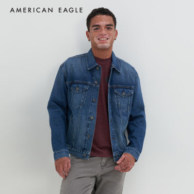 American Eagle Denim Trucker Jacket เสื้อ แจ็คเก็ต ยีนส์ ผู้ชาย (NMJK 010-1525-851)