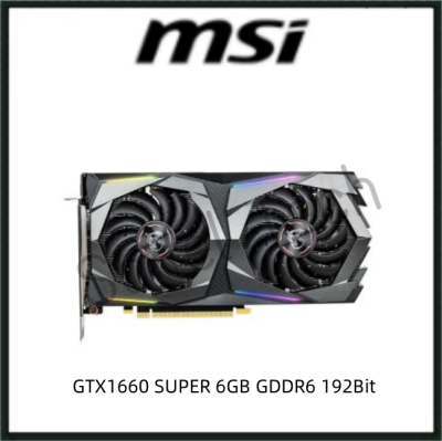 USED MSI GTX1660 SUPER 6GB GDDR6 GTX 1660 SUPER Gaming Graphics Card GPU