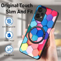 Luxury Magnetic Wireless Charging Colorful Case For Redmi K50 40 10 Pro Plus Note 11 10 9T S Max 4 5G Leather Magsafe Cover