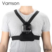 Vamson สำหรับ Go Pro Accessori Cinturino Elastico ต่อ Il Corpo Cinturino Pettorale Supporto Per Gopro Hero 10 8 7 6 5 Per Yi Per Fotocamera SJCAM