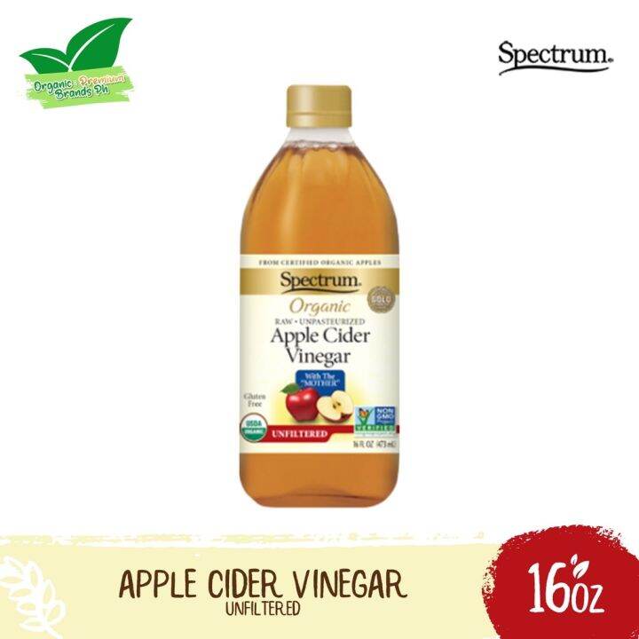 SPECTRUM Apple Cider Vinegar Unfiltered 16oz Lazada PH