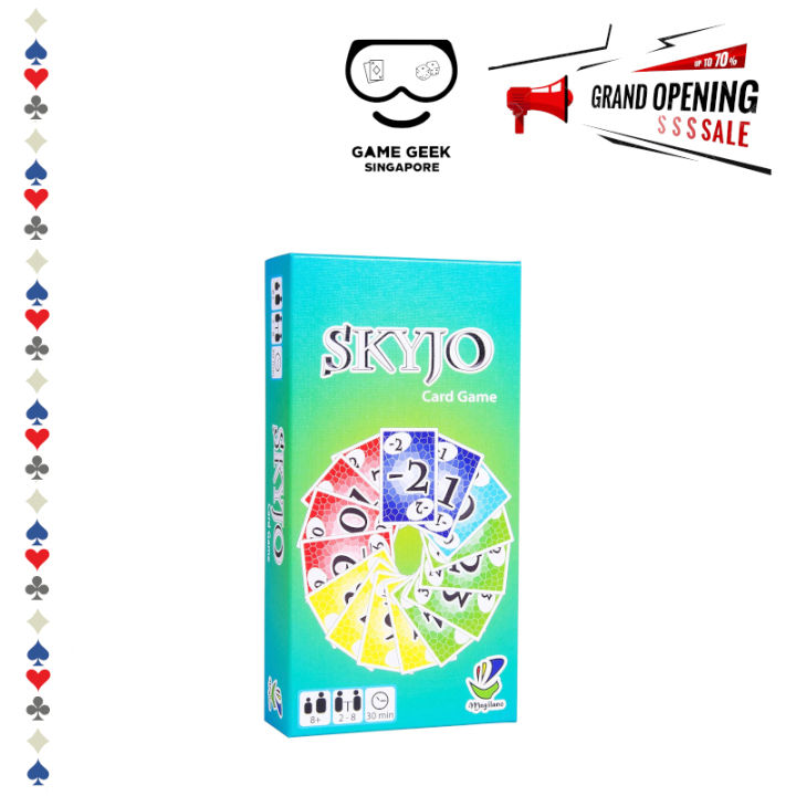 Singapore Stock] Skyjo board game game card parent-child