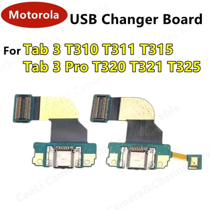 แท่นชาร์จ USB ช่องเสียบพอร์ตสายเชื่อมต่อสัญญาณ Flex เหมาะสำหรับ Samsung Galaxy Tab 3 8.0 T310 T311 Pro 8.4 T320 T321