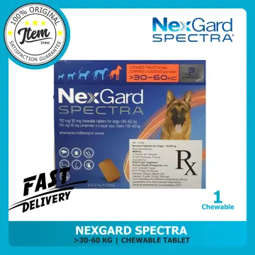 Buy Nexgard Spectra For Dogs 30-60kg online