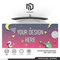 MD Custom Mousepad DIY 80x30cm | 90X40cm | Custom Printed Large Extended Mousepad Gaming Des kPad