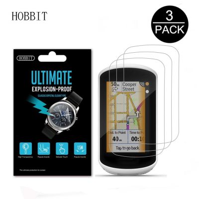 ฟิล์มกันรอย3ชิ้น Exploriso สำหรับขอบของ Garmin สำรวจขอบ200I อัลฟา100 830 840 540จอแสดงผล GPS ป้องกันการแผ่นฟิล์มกันรอยของสัตว์เลี้ยง