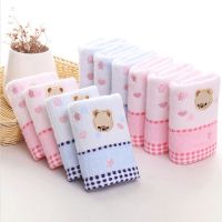 【jw】✹﹍✵  25x50cm Quanlity Cotton Baby Cartoon Washcloth Handkerchief Kids Feeding