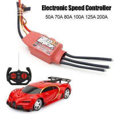 FLATE 50A 70A 80A 100A 125A 200A ไร้แปรง ESC 5V/3A 5V/5A ชิ้นส่วน RC ครับ อีเอสซี อะไหล่ของเล่นรีโมท อิฐแดงอิฐ ตัวควบคุมความเร็วอิเล็กทรอนิกส์ สำหรับ FPV multicopter