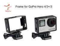 Frame for GoPro Hero 4/3+/3 กรอบ สำหรับ GoPro Hero 4/3+/3 Housing เปลือกป้องกันขอบเคสสำหรับ Hero 4/3+/3 สีดำอย่างรวดเร็วซิปและสกรูที่เคลื่อนย้าย