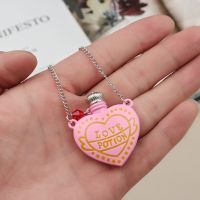 Love Potion Three-dimensional Hip-hop Style For Women Long Chain Fashion Jewelry Sweater Pendant Necklace Fashion Chain Necklaces