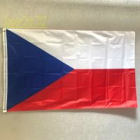 ZXZ Free shipping 90x150cm 3x5ft CZ CZE CZECH flag Hanging Polyester National Flag of Czech Republic flag for decor