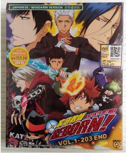 DVD Anime Katekyo Hitman REBORN! Complete Series (1-203 End) English  Subtitle