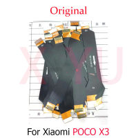 Original Mainboard Flex สำหรับ Xiaomi POCO X3 Pro บอร์ดหลักตัวเชื่อมต่อเมนบอร์ด LCD Flex Cable-harjea4397887