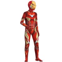 Iron Man Costume For Kids Party Dress Up Superhero Zentai Suit Ironman Bodysuit Halloween Costumes Stage Show Jumpsuit Sets