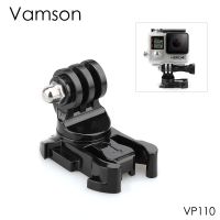 【In Stock】 hhctty Vamson สำหรับอุปกรณ์เสริมองศาหมุนหัวเข็มขัดฐานยึดพื้นผิวอะแดปเตอร์สำหรับ Hero 8 7 6 5 4 3 + สำหรับ4K VP110