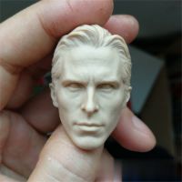 16 Scale Christian Bale Head Sculpt รุ่นสำหรับ12นิ้ว Action Figure ตุ๊กตา Unpainted Head Sculpt No.057