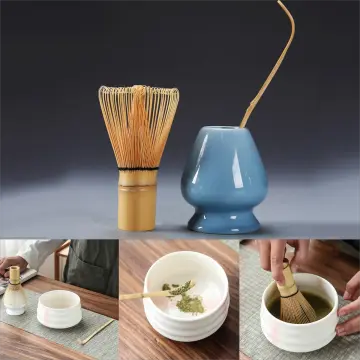  Bamboo Whisk (Chasen) and Hooked Bamboo Scoop