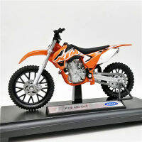 WELLY 1:18 KTM 450 SX-F จำลองสูงรุ่นผู้ใหญ่คอลเลกชันตกแต่งของขวัญของเล่นสำหรับชาย B858