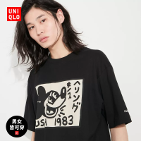 แขนสั้นเสื้อยืดพิมพ์ลายสำหรับทั้งหญิงและชาย Keith Harlin 461337