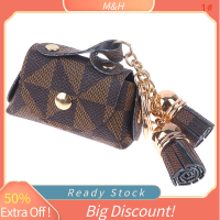 ?【Lowest price】MH 1PC Coin purse พู่กระเป๋าเล็กพวงกุญแจกระเป๋าสตางค์ที่เก็บกระเป๋าลิปสติก Organizer หูฟังจี้ตกแต่ง