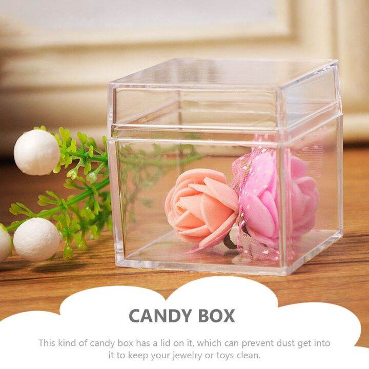 ใหม่2023-กล่องกล่อง-candy-โปร่งใสใส-containerwedding-ของขวัญบรรจุภัณฑ์ผู้ถือเครื่องประดับกล่องใส่สแควร์