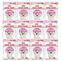 Royal Canin Kitten Jelly 85g (12 pouches) รอยัลคานิน อาหารลูกแมวเปียก แม่แมวตั้งท้อง-ให้นม ในวุ้นเจลลี่ 85 กรัม (12ซอง)