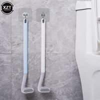 Toilet Silicone Non-slip Handle Cleaning Bendable TPR Wall Mounted Tools