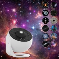 Night Light Galaxy Projector Starry Sky Projector 360° Rotate Planetarium Lamp For Kids Bedroom Valentines Day Gift Wedding Deco Night Lights