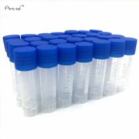 【YF】◐  1.8ml Plastic Centrifuge Test Tube Vial Standing With Screw Cap 100PCS