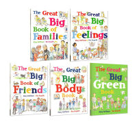 Original English picture book the great big book of families / friends / feelings / body family and friends emotion series big book 5 volumes co sale emotional intelligence management family relationship second child story book