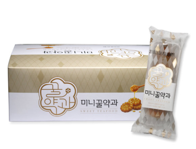 ขนมคุ๊กกี้เกาหลี samlip mini honey yakkwa sweet tea cookie korea traditional 1 box 700g 미니꿀약과